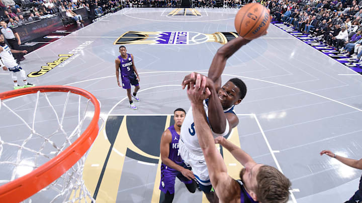 Edwards tallied 36 points on 14-of-27 shooting in the Timberwolves' 130–126 overtime win over the Kings on Friday night.
