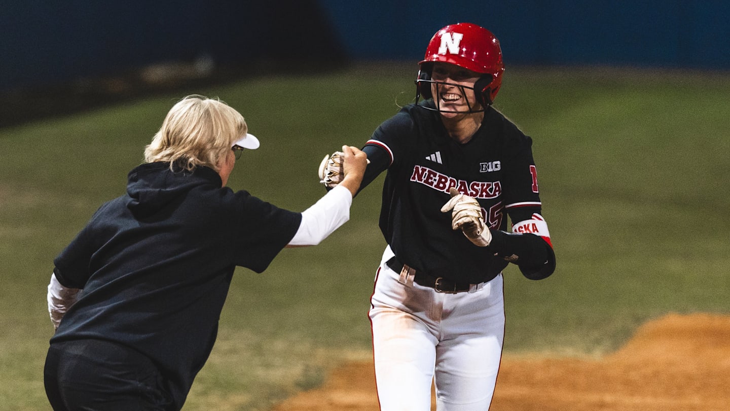 Nebraska Softball Newcomers Shine in Opening Day Split