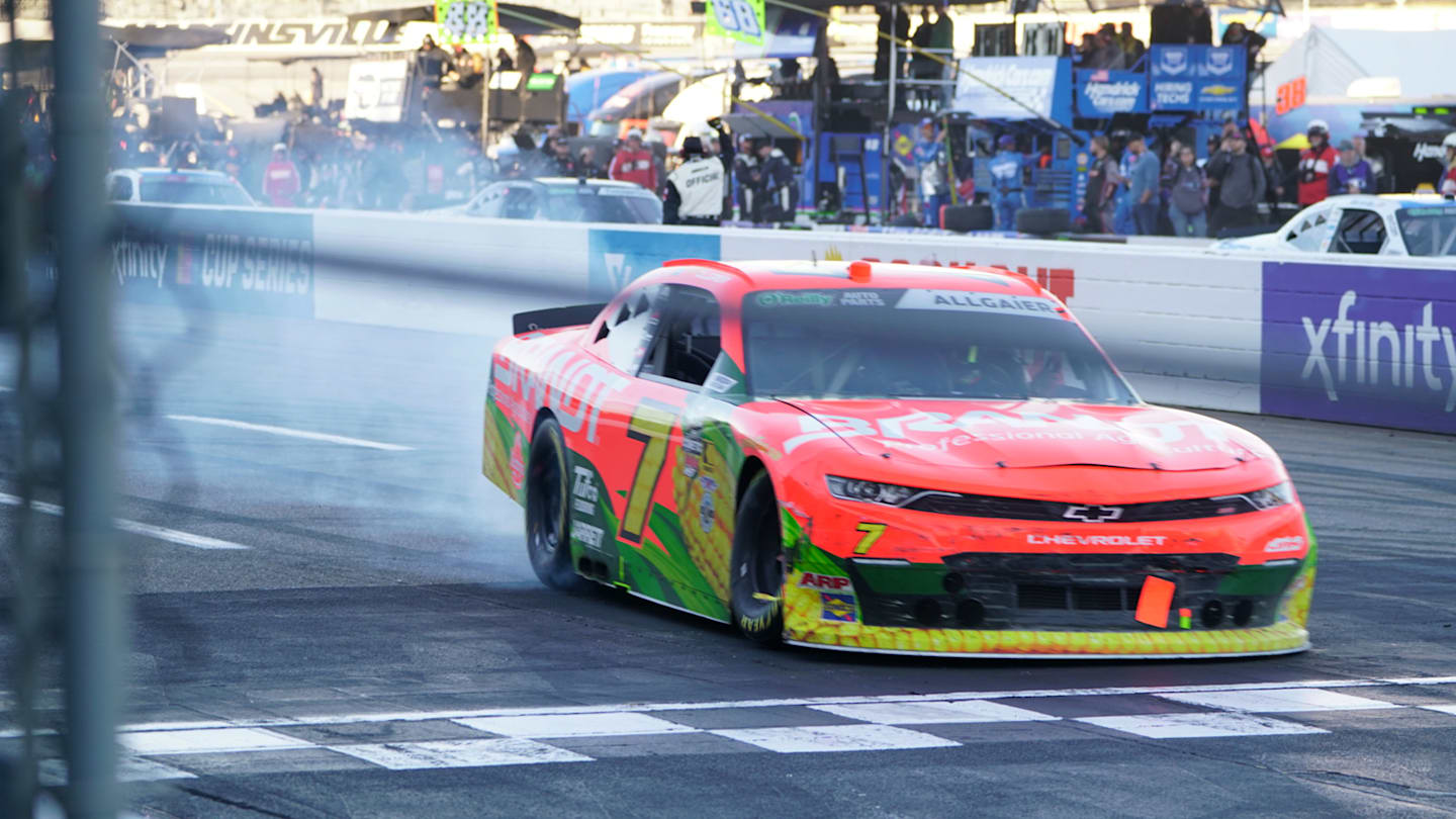 Justin Allgaier Marches To Win In Martinsville O'Reilly Series Race