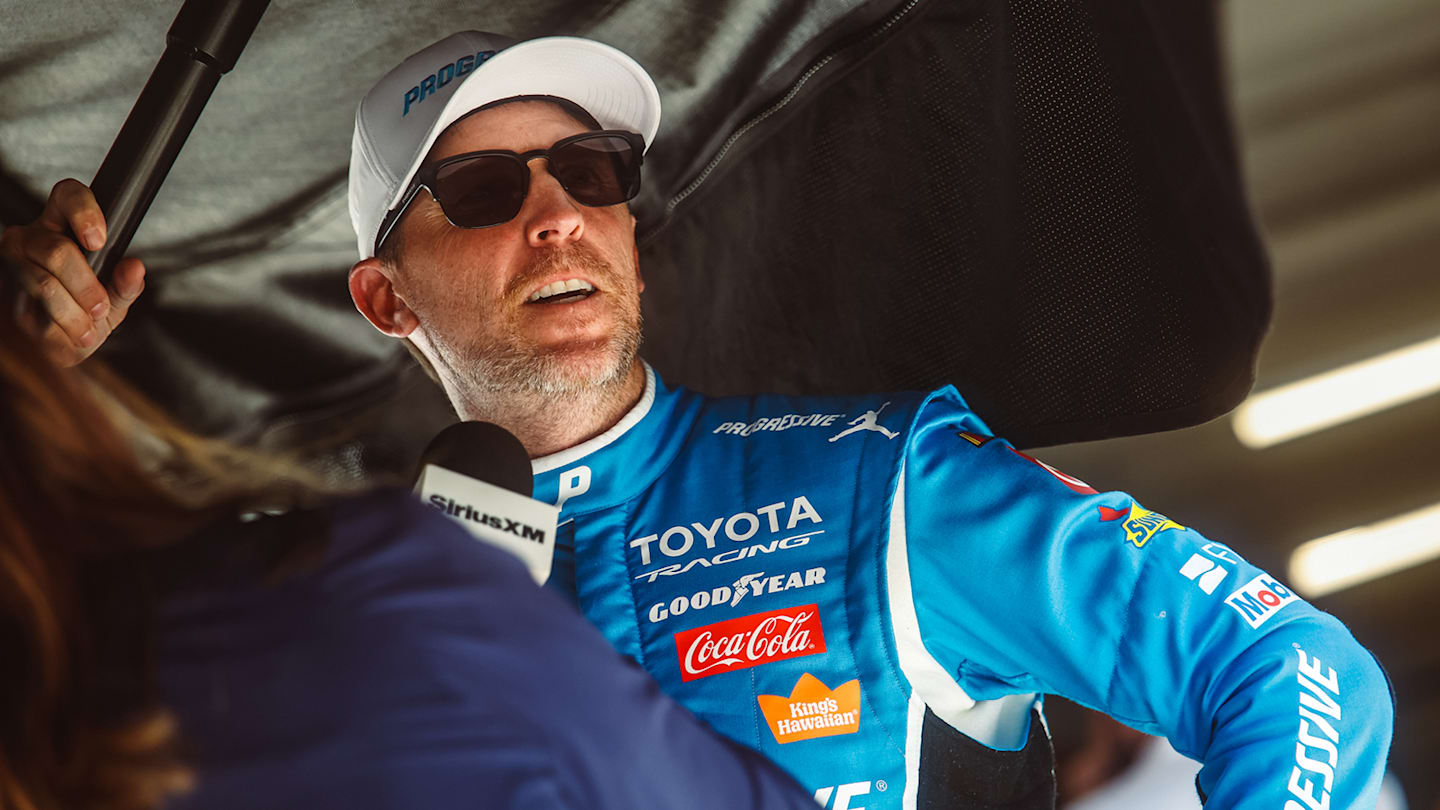 Denny Hamlin Takes All-Star Race Pole In Chaotic Qualifying Session