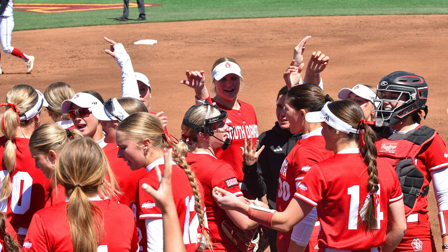 South Dakota Softball’s Historic NCAA Tournament Berth Creates Emotional Homecoming for Nebraska Natives