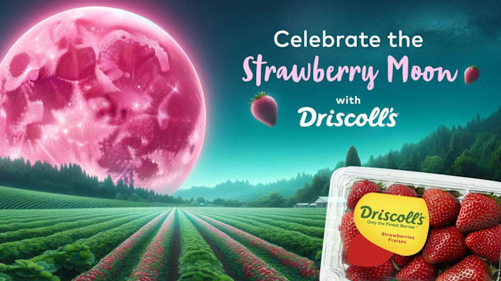 Driscoll's celebrates the Strawberry Moon with free berries