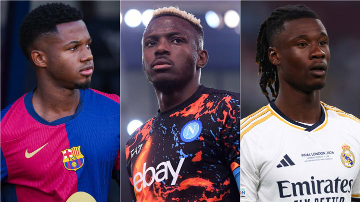 Ansu Fati, Victor Osimhen et Eduardo Camavinga