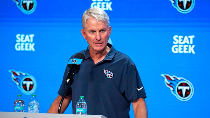 Tennessee Titans interim head coach Mike McCoy Tennessee Titans interim head coach Mike McCoy