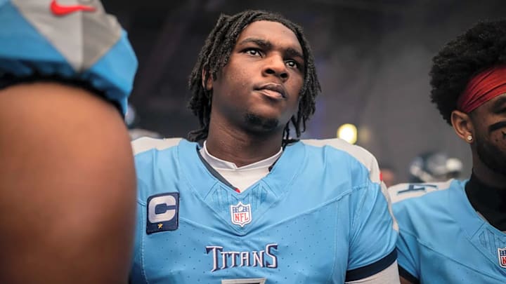 Tennessee Titans quarterback Cam Ward Tennessee Titans quarterback Cam Ward