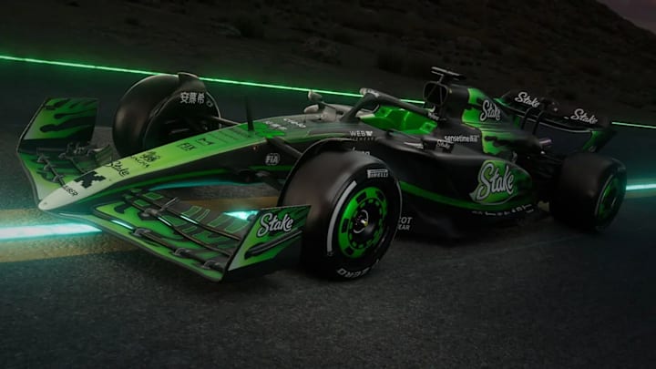 Stake Sauber reveals their new Las Vegas livery.