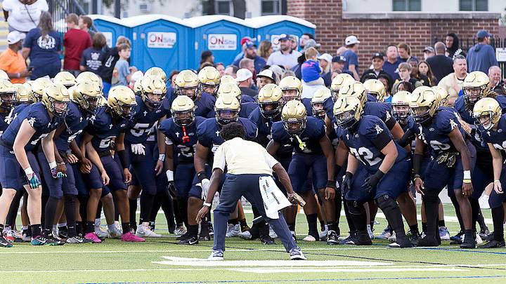 In a tight defensive battle, Althoff Catholic advanced in the IHSA Class 3A state playoffs with a 13-12 win over Harrisburg.