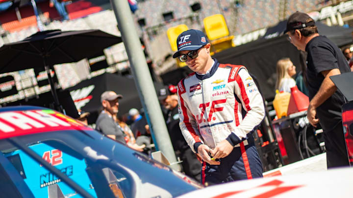 After a fiery crash in Saturday's NASCAR Truck Series event at Homestead-Miami Speedway, Matt Mills has been released from a local hospital.