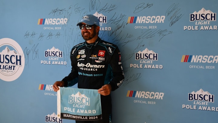 Martin Truex, Jr. will lead the field to green in Sunday's XFINITY 500, in what could be his final Cup Series event at Martinsville Speedway.