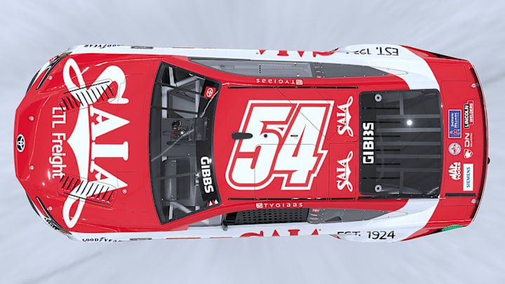 Saia LTL Feight will serve as a seven-race primary sponsorship partner for Ty Gibbs and the No. 54 Joe Gibbs Racing team in 2025 as part of a multi-year partnership.