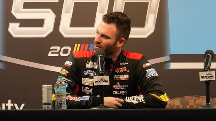 Corey LaJoie raced his way into the Daytona 500 on Thursday in the Duels at Daytona. Corey LaJoie raced his way into the Daytona 500 on Thursday in the Duels at Daytona.