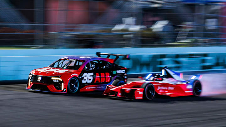 Rajah Caruth (NASCAR) and Jamie Chadwick (Formula E) will participate in a ride swap at Homestead-Miami Speedway ahead of Saturday's Formula E event at the track. Rajah Caruth (NASCAR) and Jamie Chadwick (Formula E) will participate in a ride swap at Homestead-Miami Speedway ahead of Saturday's Formula E event at the track.