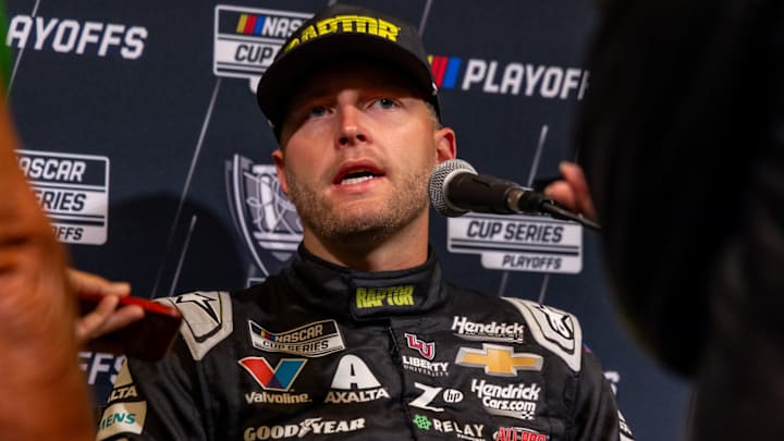 William Byron, the cover athlete of the new NASCAR 25 console game, will look to avoid a 'Madden Curse' in the NASCAR Cup Series Playoffs.