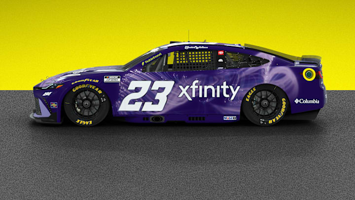 Bubba Wallace's 2026 Xfinity paint scheme that the driver will pilot in the Daytona 500 on Sunday, February 15.