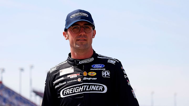 Austin Cindric collected a fifth-place finish in the NASCAR Cup Series Goodyear 400 at Darlington Raceway. Austin Cindric collected a fifth-place finish in the NASCAR Cup Series Goodyear 400 at Darlington Raceway.