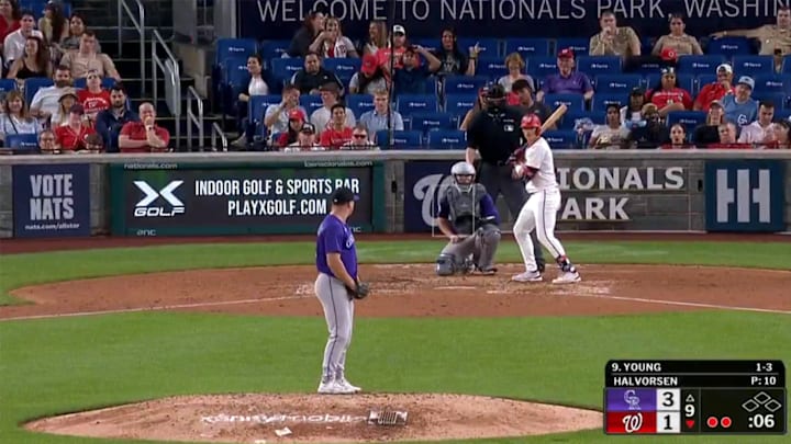 Halvorsen has tallied a 4.25 ERA and 28 strikeouts in 29 2/3 innings for the Rockies this season.