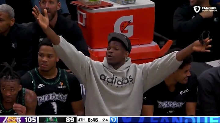 Edwards missed his second consecutive game Wednesday night due to a hamstring injury.