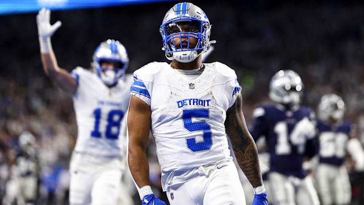 David Montgomery scored a touchdown in the second quarter on Thursday night.