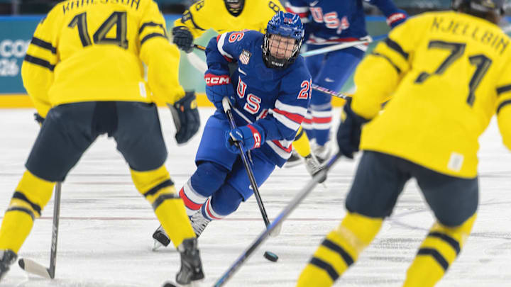 Team USA women’s hockey earned a trip to the gold medal game with a win over Sweden on Monday.