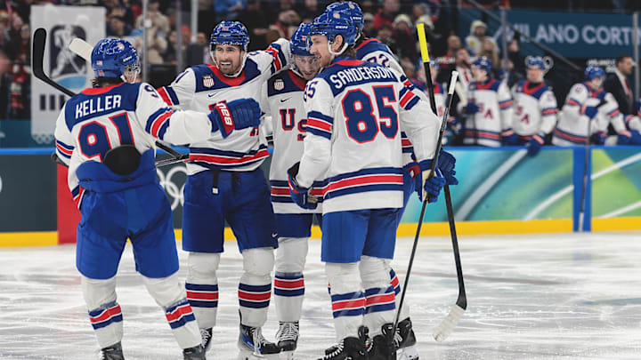 Team USA men’s hockey enters the quarterfinals with a perfect 3–0 record.