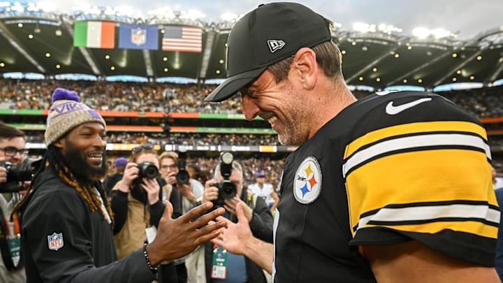 Jones played six seasons with Aaron Rodgers in Green Bay from 2017 to ‘23. Jones played six seasons with Aaron Rodgers in Green Bay from 2017 to ‘23.