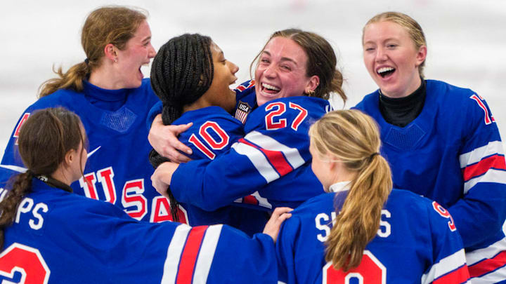 Heise helped Team USA to a gold medal in her first Olympics appearance. Heise helped Team USA to a gold medal in her first Olympics appearance.