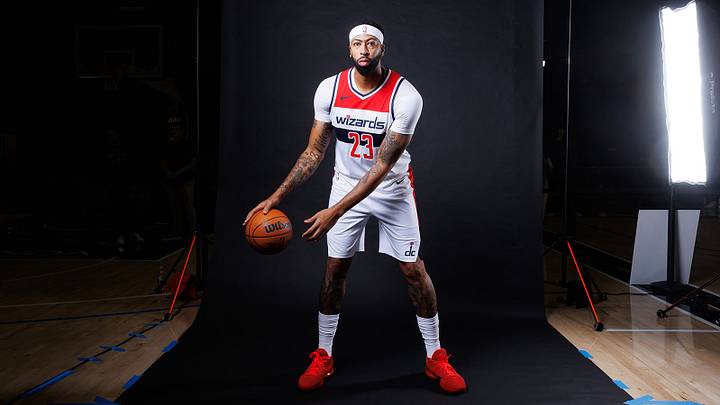 Anthony Davis will make his Wizards debut this season after getting traded to Washington in February. Anthony Davis will make his Wizards debut this season after getting traded to Washington in February.