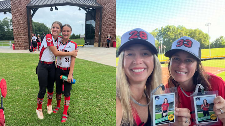 Florida Little League softball players Faith Miller and Brynn Fieser became fast friends when they discovered their moms were breast cancer survivors. Florida Little League softball players Faith Miller and Brynn Fieser became fast friends when they discovered their moms were breast cancer survivors.