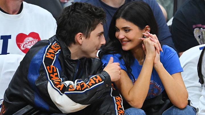 Timothée Chalamet and Kylie Jenner attended Game 4 of the Eastern Conference finals on Monday night. Timothée Chalamet and Kylie Jenner attended Game 4 of the Eastern Conference finals on Monday night.
