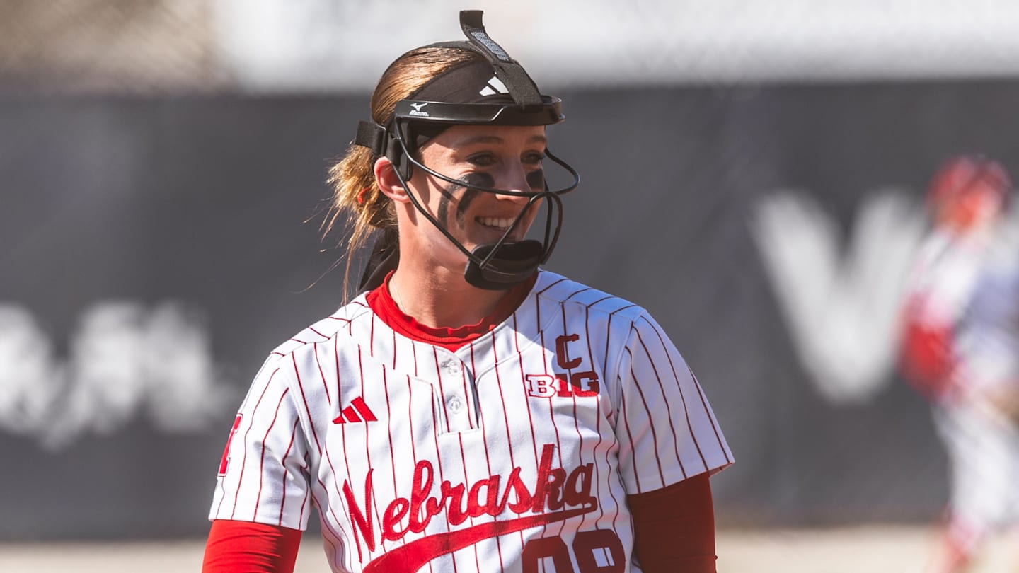 Jordy Frahm Sets Program Record as Nebraska Softball Snaps UCLA’s 22-Game Win Streak