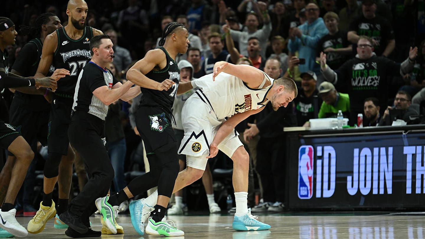 Nikola Jokić, Timberwolves Get Into Heated Scuffle During Game 6