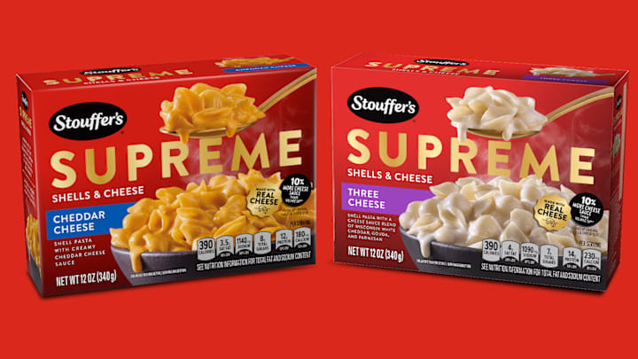 Stouffer's Supreme Shells & Cheese. Image courtesy Stouffer's