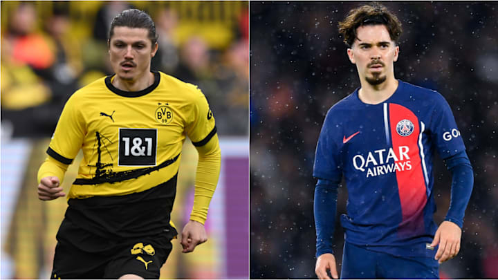 Marcel Sabitzer et Vitinha vont s'affronter lors de Borussia Dortmund - PSG