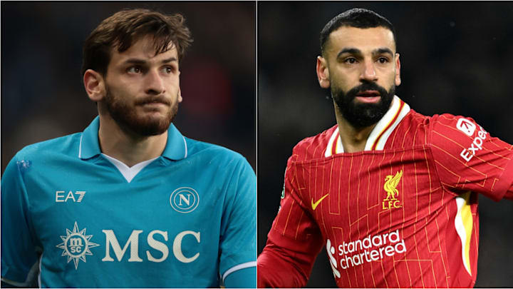 Khvicha Kvaratskhelia et Mohamed Salah sont pistés par le PSG