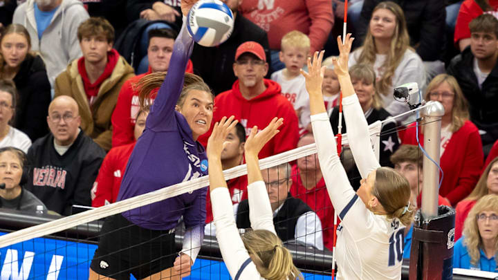 KSU outside hitter and Lincoln-native Shaylee Myers is back in Lincoln this weekend, looking to upset the hometown team. KSU outside hitter and Lincoln-native Shaylee Myers is back in Lincoln this weekend, looking to upset the hometown team.
