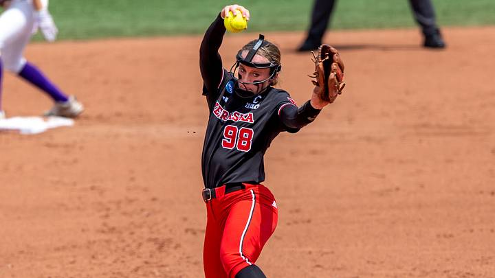 Nebraska two-way softball star Jordy Frahm was named a Top 3 Finalist for the 2026 USA Softball Collegiate Player of the Year. Nebraska two-way softball star Jordy Frahm was named a Top 3 Finalist for the 2026 USA Softball Collegiate Player of the Year.
