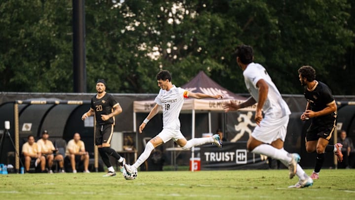 Wake Forest soccer midfielder Cooper Flax 
