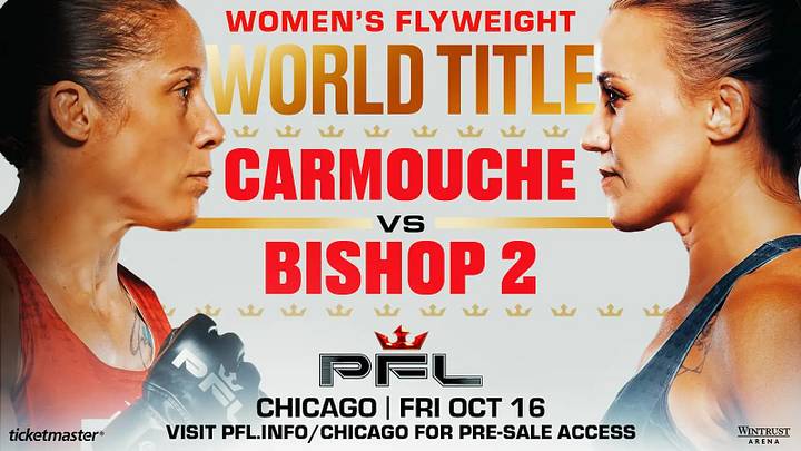 Promotional material for PFL Chicago. Promotional material for PFL Chicago.