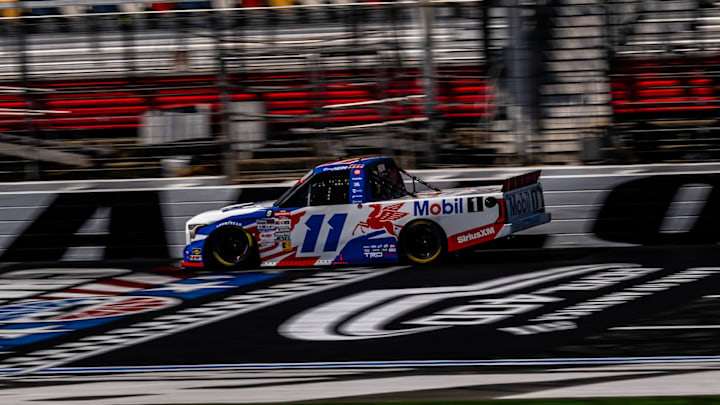 Corey Heim will lead the field to green in Friday's NASCAR Craftsman Truck Series event at the Charlotte Motor Speedway ROVAL.