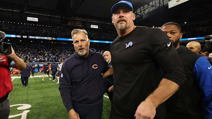 Matt Eberflus and the Bears lost 23–20 to Dan Campbell and the Lions on Thanksgiving.