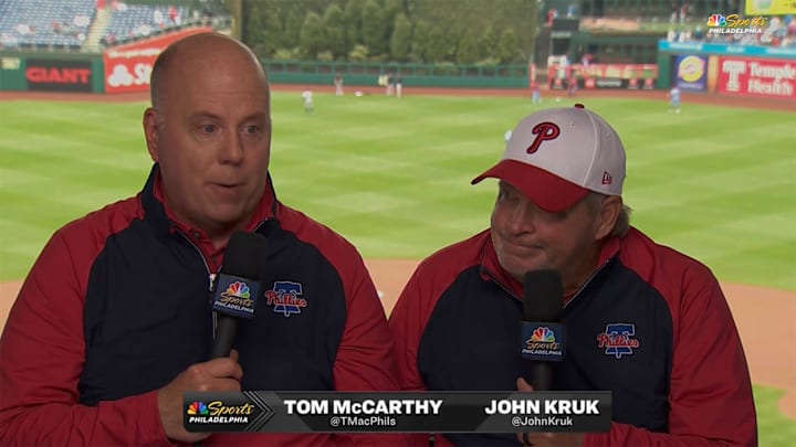 John Kruk has been calling Phillies games since 2017.