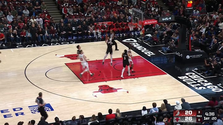 The Bulls defeated the Trail Blazers 118-113 on Friday night at United Center.