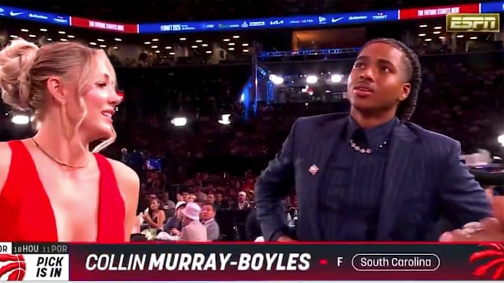 The Raptors selected Murray-Boyles with the No. 9 pick in the 2025 NBA draft.