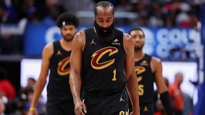 Harden and the Cavs trail the Pistons 2–0 in the best-of-seven series after losing Thursday night.