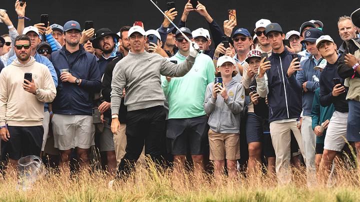 McIlroy shot a one-under 69 on Thursday to start the 2026 U.S. Open. McIlroy shot a one-under 69 on Thursday to start the 2026 U.S. Open.