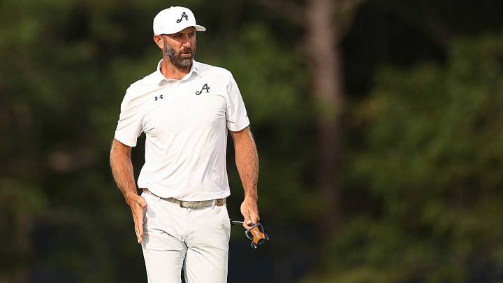 Johnson was in second place at the U.S. Open after the first round. Johnson was in second place at the U.S. Open after the first round.