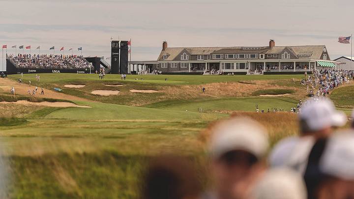 A general view of Shinnecock Hills Golf Club during the 2026 U.S. Open. A general view of Shinnecock Hills Golf Club during the 2026 U.S. Open.