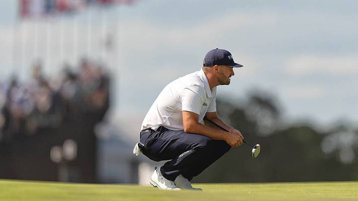 Clark enters the final round Sunday at the U.S. Open with a six-stroke lead. Clark enters the final round Sunday at the U.S. Open with a six-stroke lead.