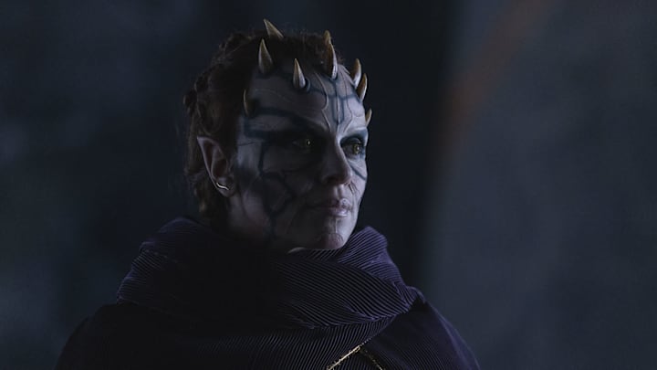 Star Wars: The Acolyte Episode 3 "Destiny." Mother Koril (Margarita Levieva). Image credit: StarWars.com