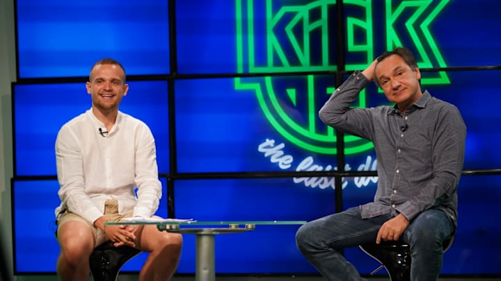 Pengwin e Fabio Caressa